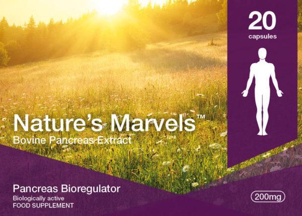 Nature’s Marvels – Pancreas Bioregulator with Suprefort 20 Caps
