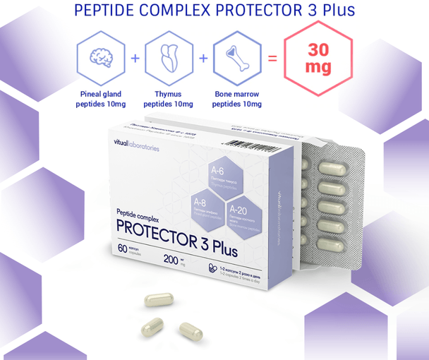 Protector 3 Plus - Immune System Peptide Complex